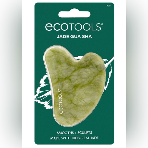 Gua Sha Stone Beauty Tool, Jade — EcoTools - Picture 1 of 17